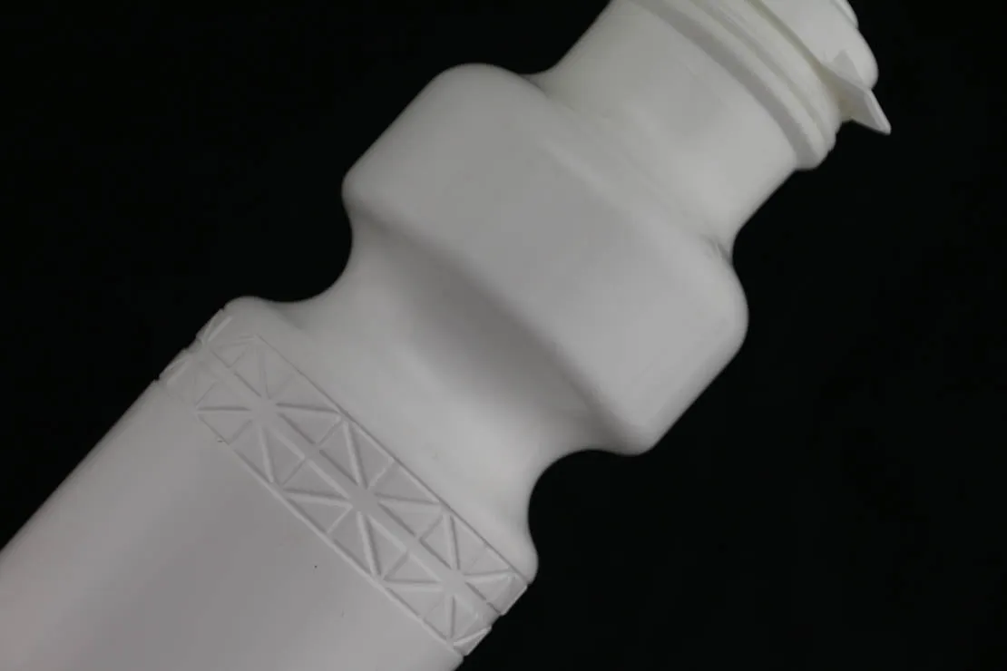 2 QTY California Springs DuoFlow 24oz Ounce Bicycle Water Bottles White NEW