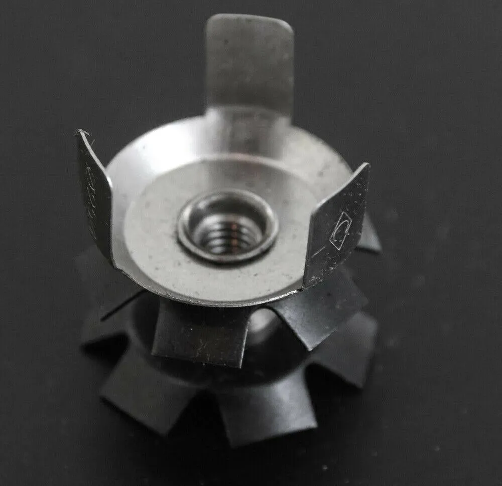 2 QTY Campagnolo Campy Star Nuts for 1-1/8" O.D. Threadless Forks NEW
