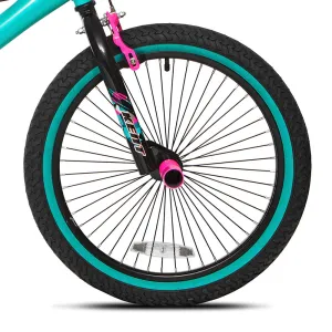 20" Kent Tempest (Black/Aqua), Replacement Front Wheel