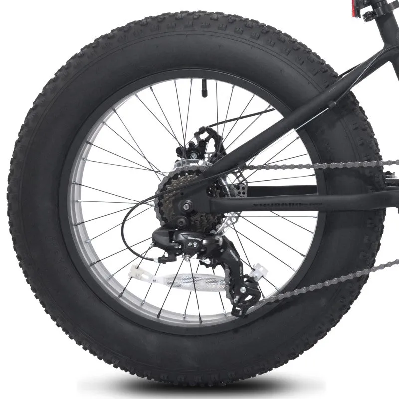 20" Ozone 500 Challenger Fat Tire Black, Replacement Rear Wheel