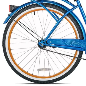 26" Margaritaville (Blue/Gold) Cruiser, Replacement Rear Wheel