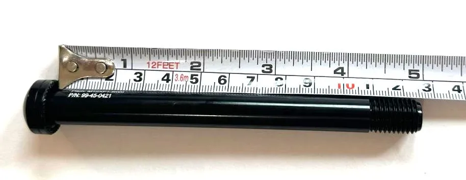 Alloy Bike Front Thru Axle 100mm 12mm x 125mm Bolt 12.0*108.0L*M12(P1.5)*17.OL