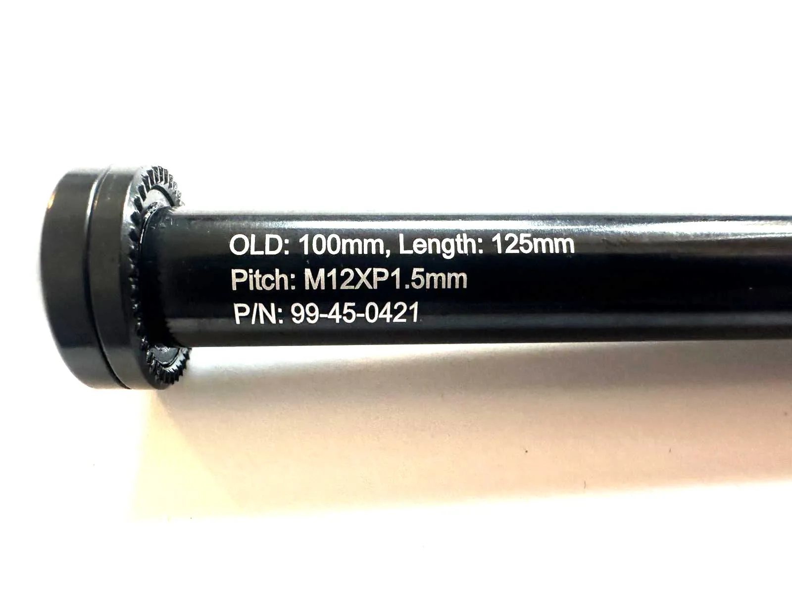 Alloy Bike Front Thru Axle 100mm 12mm x 125mm Bolt 12.0*108.0L*M12(P1.5)*17.OL