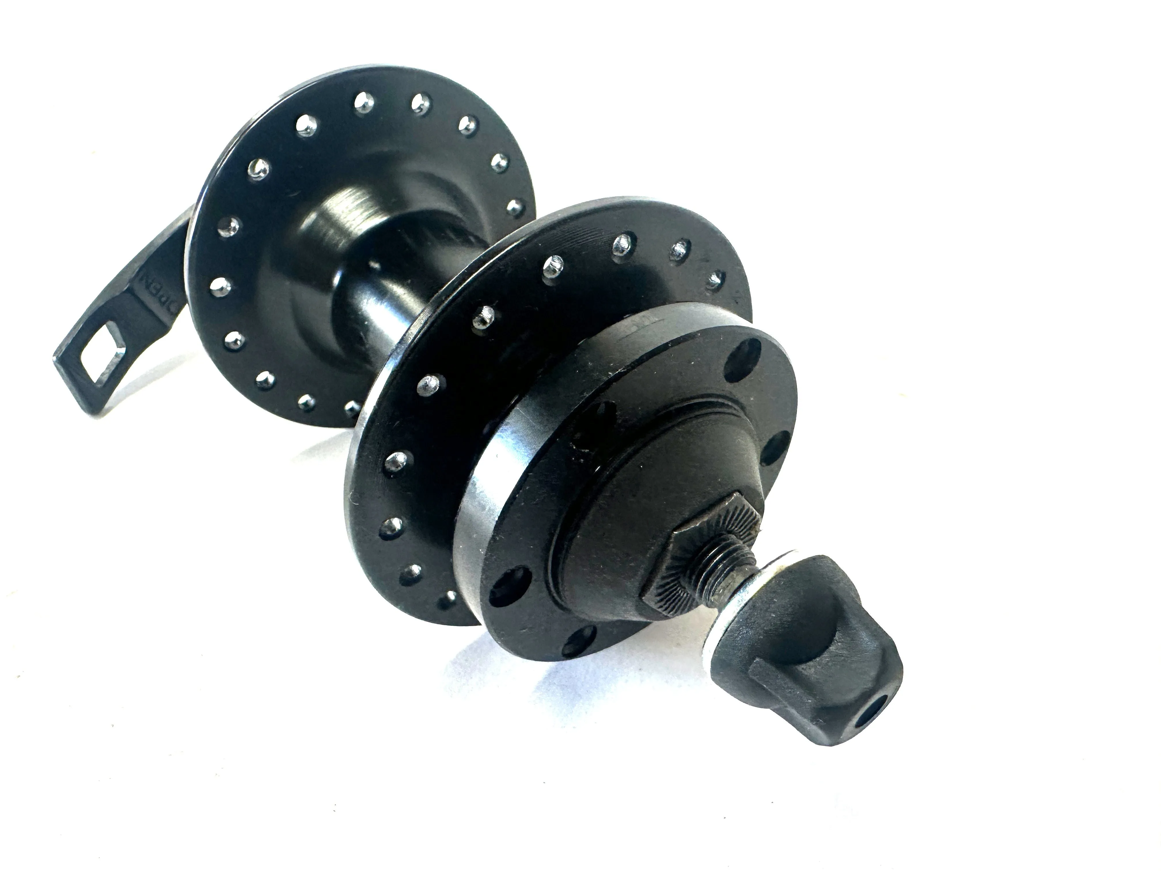 Alloy Front 6 Bolt Disc 100mm 36 Hole QR Quick Release Bearing New
