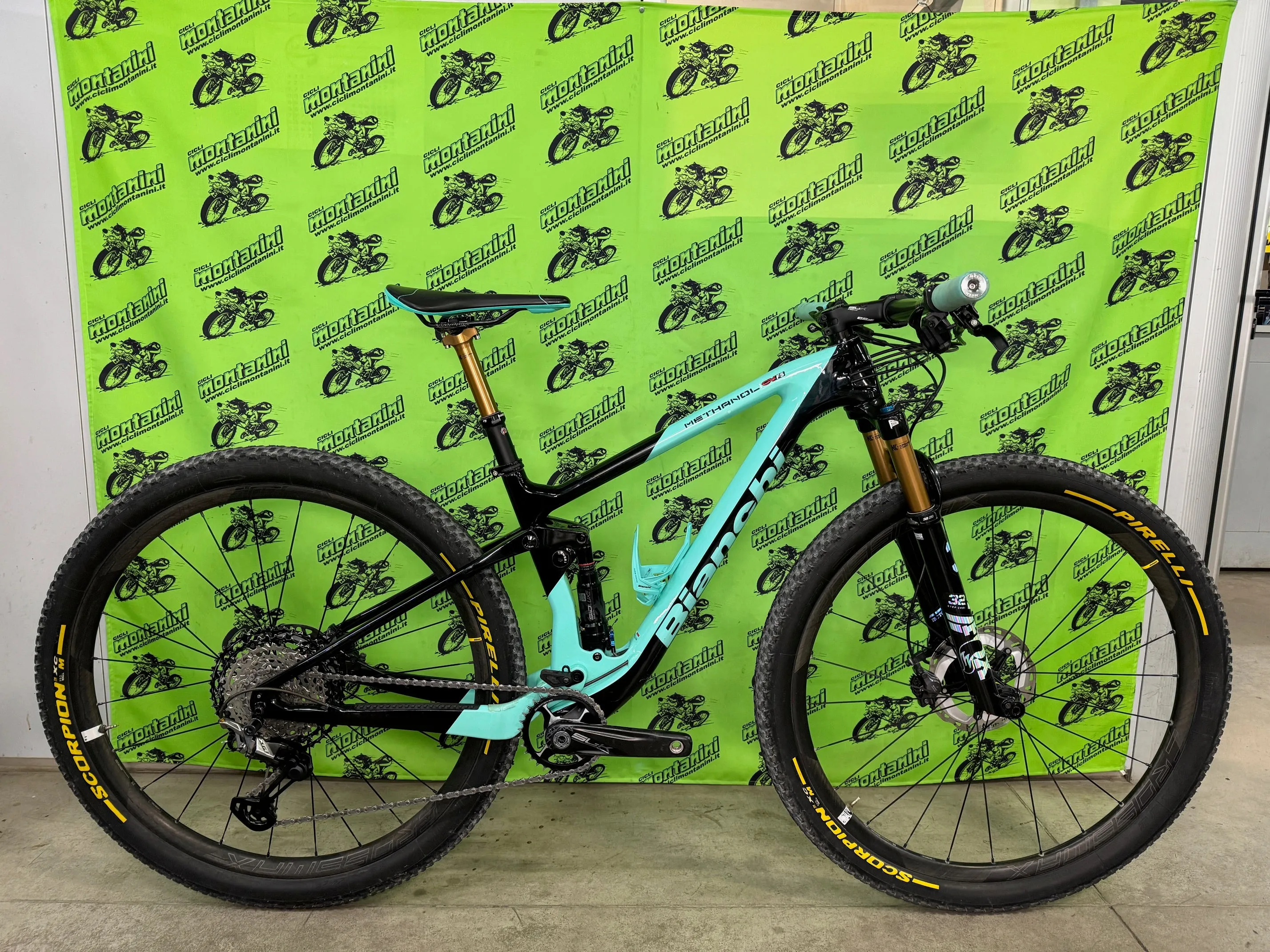 Bianchi Methanol CV FS 9.2 2022 - Shimano XTR 1x12sp - Mavic Crossmax SLR