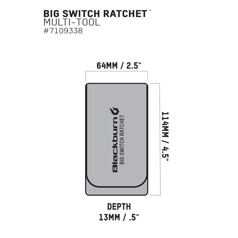 BlackBurn Big Switch Ratchet Multi-Tool
