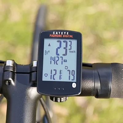 Cateye Padrone Digital Cyclocomputer (Black)