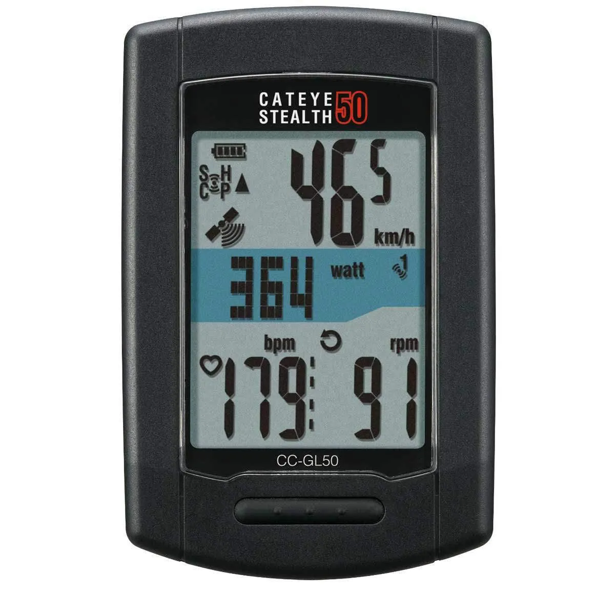 Cateye Stealth 50 CC-GL50 Wireless Cyclocomputer