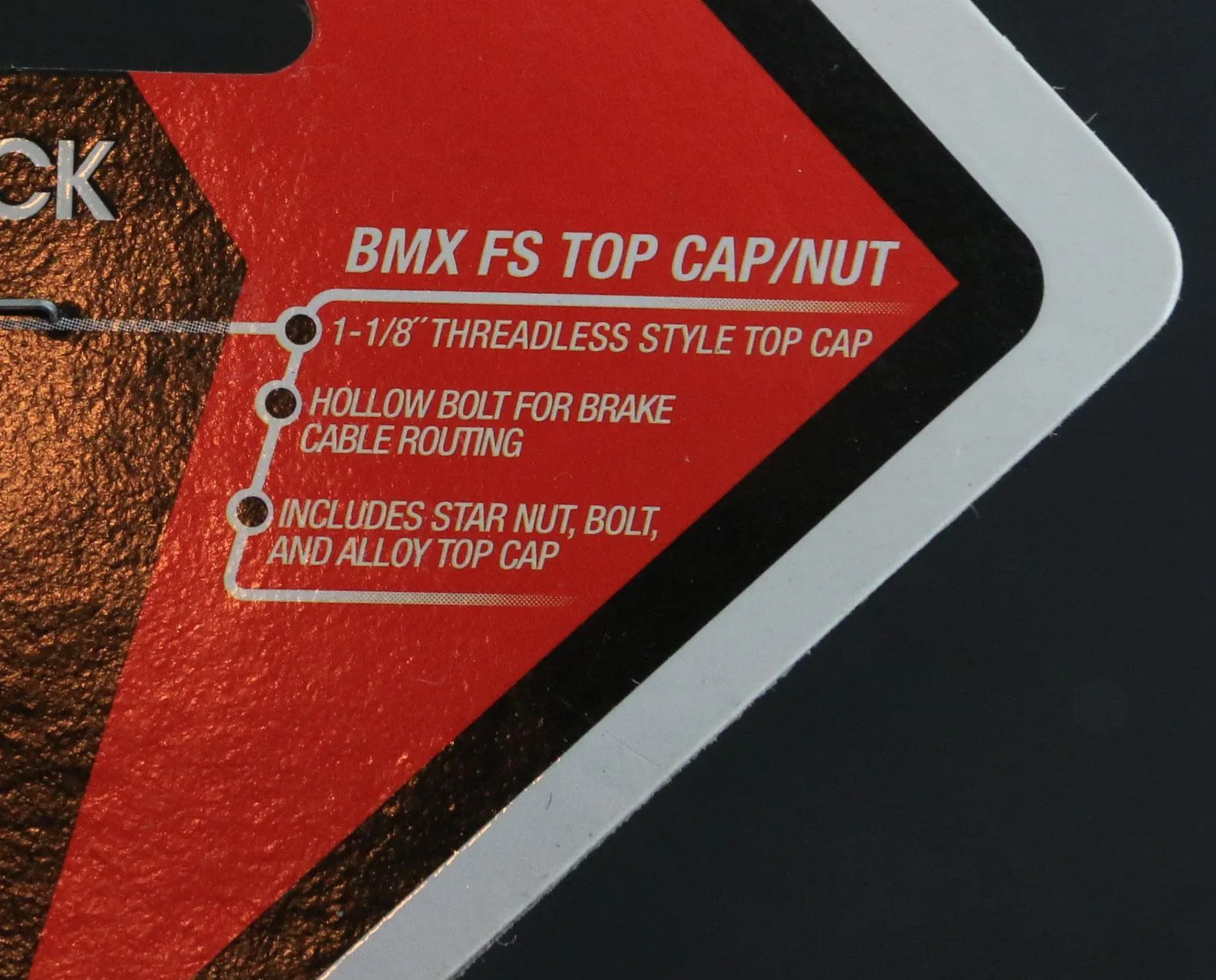Diamondback 1-1/8" Threadless Freestyle BMX Bike Headset Cap Internal Cable NEW