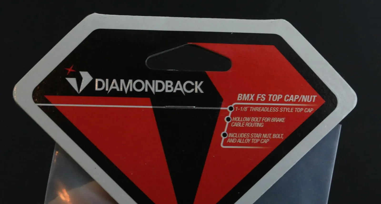 Diamondback 1-1/8" Threadless Freestyle BMX Bike Headset Cap Internal Cable NEW