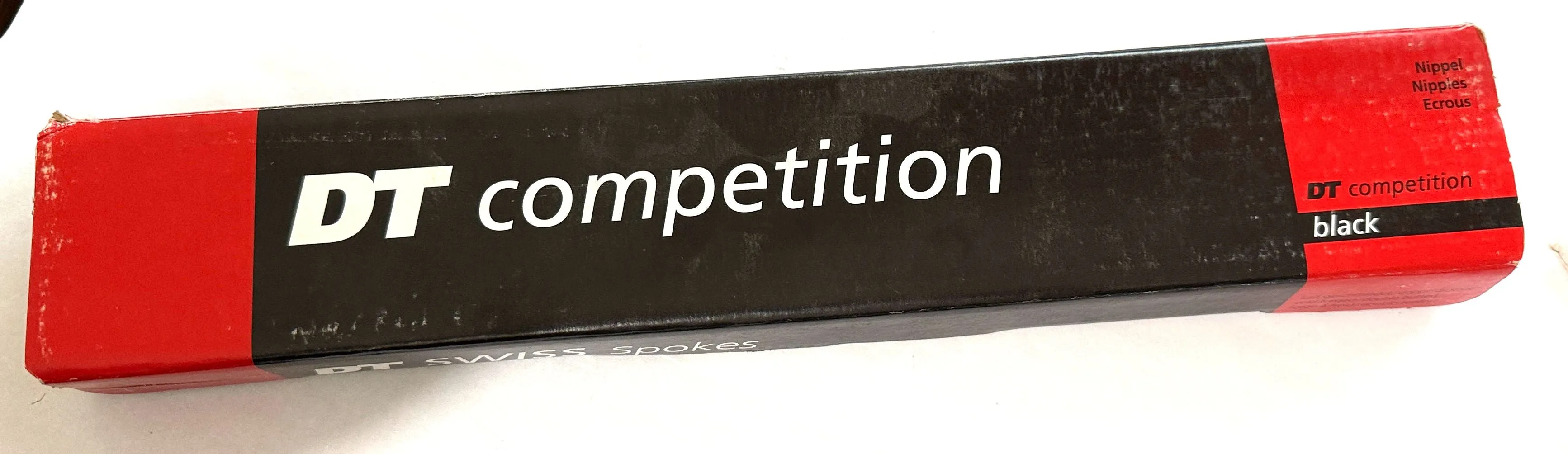 DT SWISS COMPETITION RACE Spokes Black J-bend 2.0/1.6/2.0mm DB 266mm 20/Count