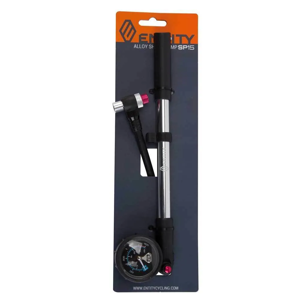 Entity SP15 Bicycle Shock Pump with Gauge