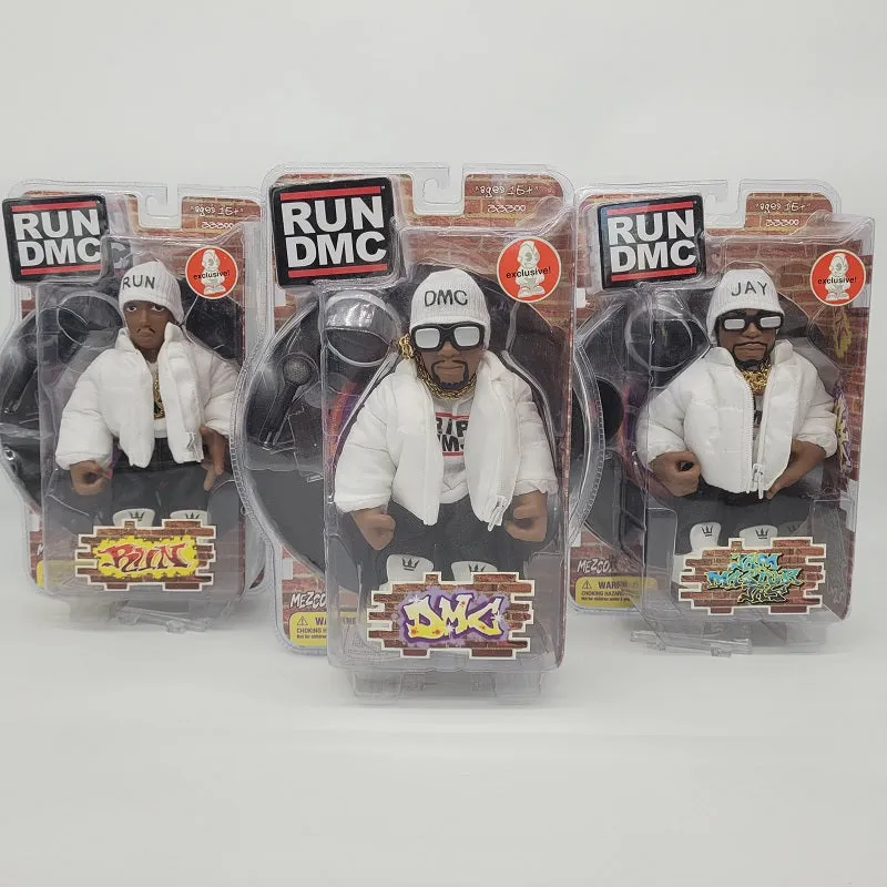 ETTV 2002 Mezco Run DMC Jay RIP JMJ White Down Jacket Japan Exclusive Set