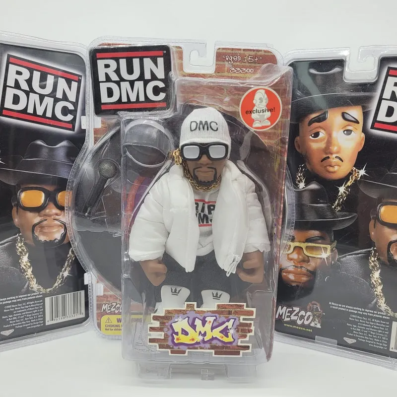ETTV 2002 Mezco Run DMC Jay RIP JMJ White Down Jacket Japan Exclusive Set