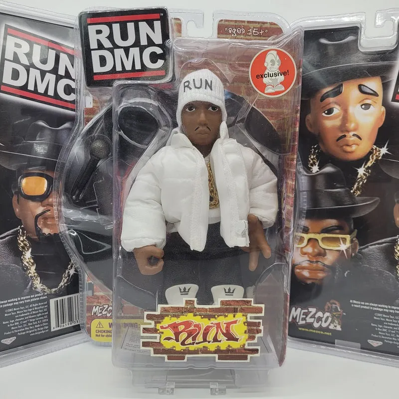 ETTV 2002 Mezco Run DMC Jay RIP JMJ White Down Jacket Japan Exclusive Set