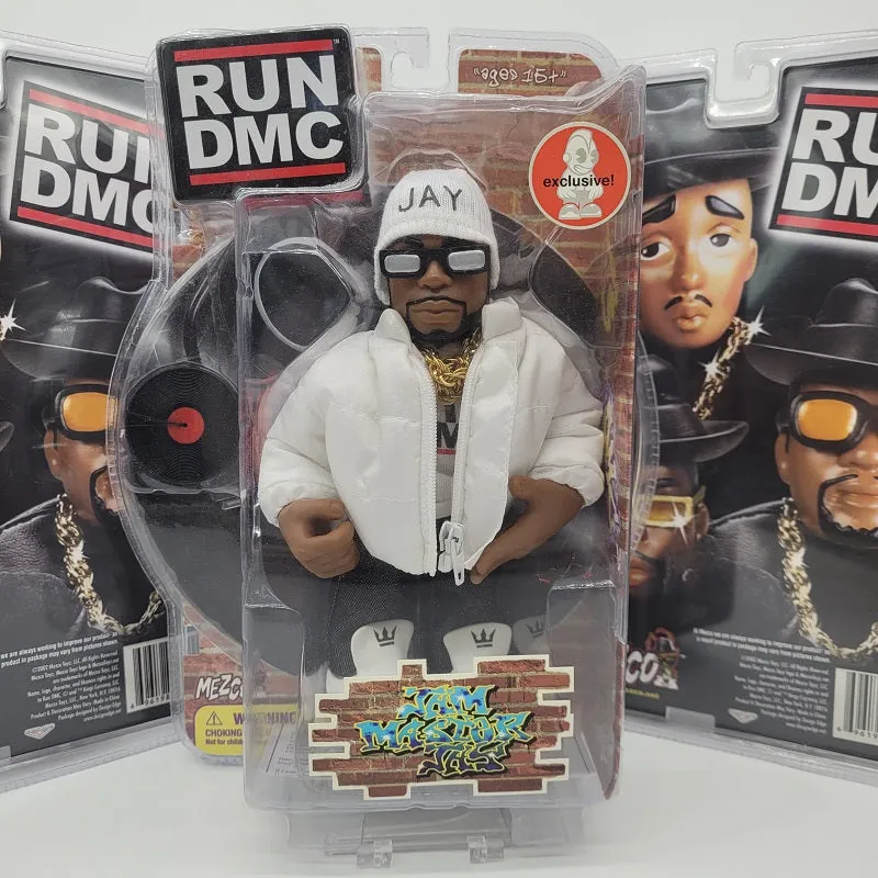 ETTV 2002 Mezco Run DMC Jay RIP JMJ White Down Jacket Japan Exclusive Set