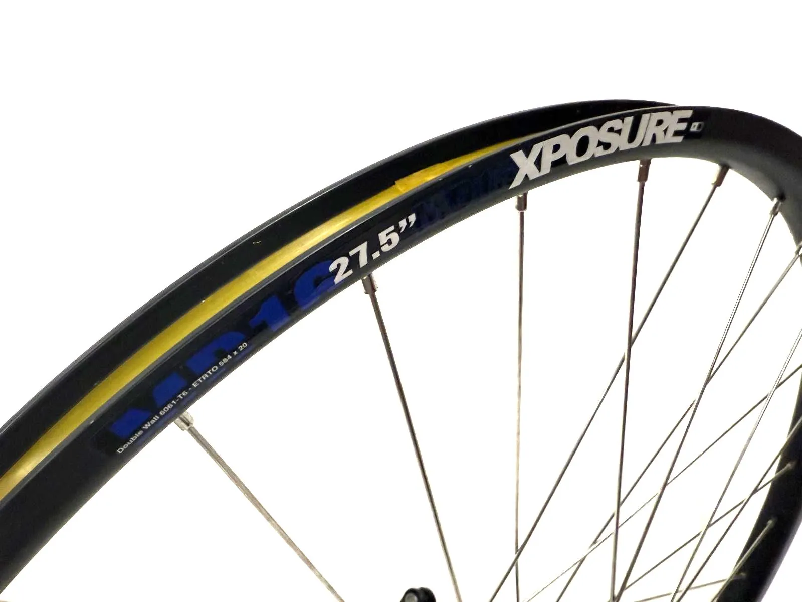 Exposure 27.5" MTB Alloy 6061-T6 ETRTO  584 x 20 Front Wheel 100mm QR Axle