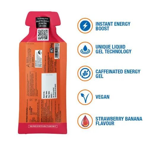 Fast&Up Energy Gel (Strawberry Banana)