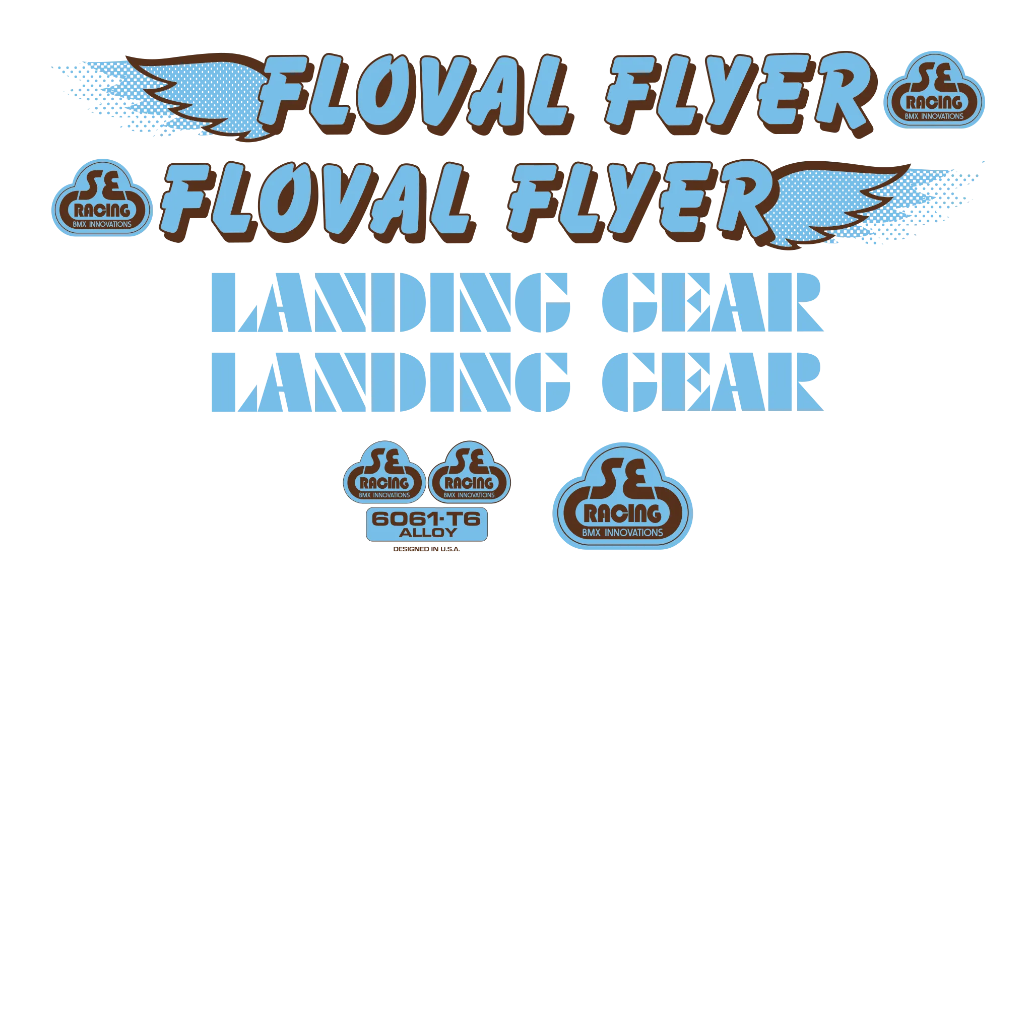 Floval Flyer Decal Set Se Bikes