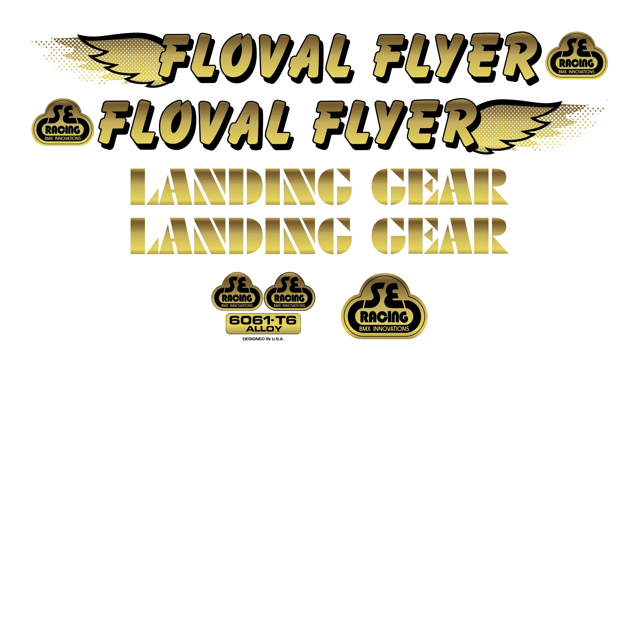 Floval Flyer Decal Set Se Bikes