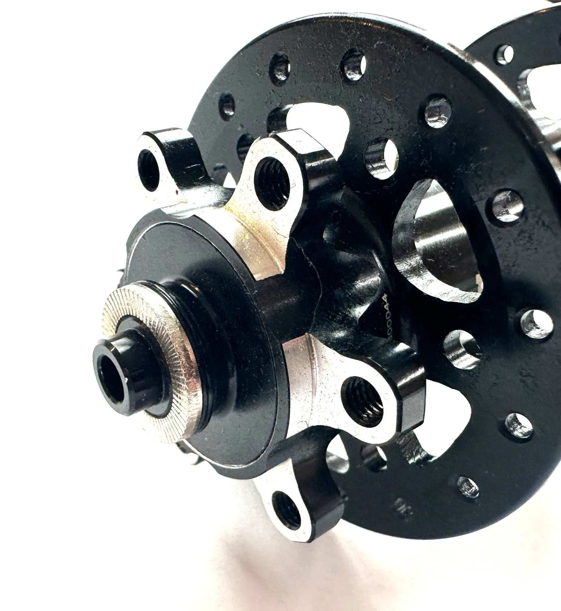 Framed 32h 100mm x QR Quick Release 6 Bolt Disc Front Bike Hub Black New