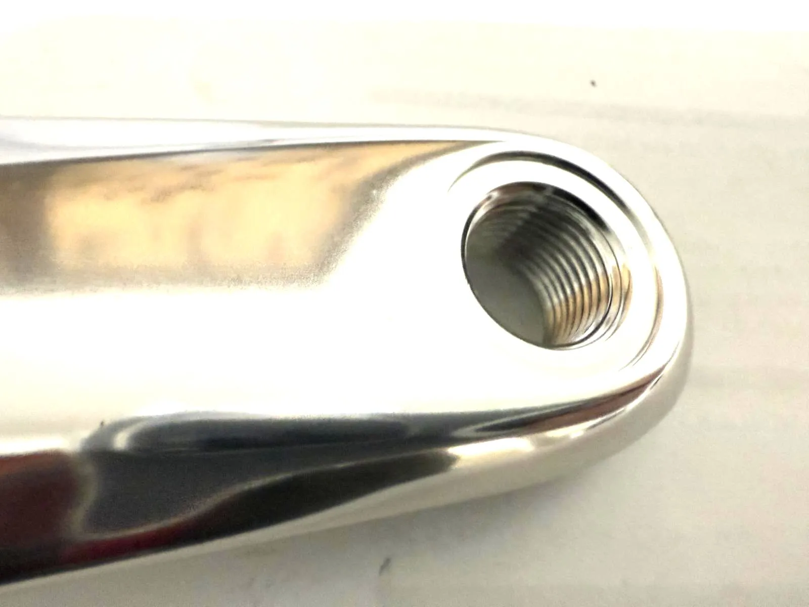 FSA Vero Left 165mm Alloy JIS Tapered Spindle Crankarm Crank Arm Silver CK-602
