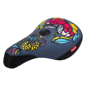 IG Hot-Seat Fat Cap Saddle BMX Pivotal Snake Trap Fat