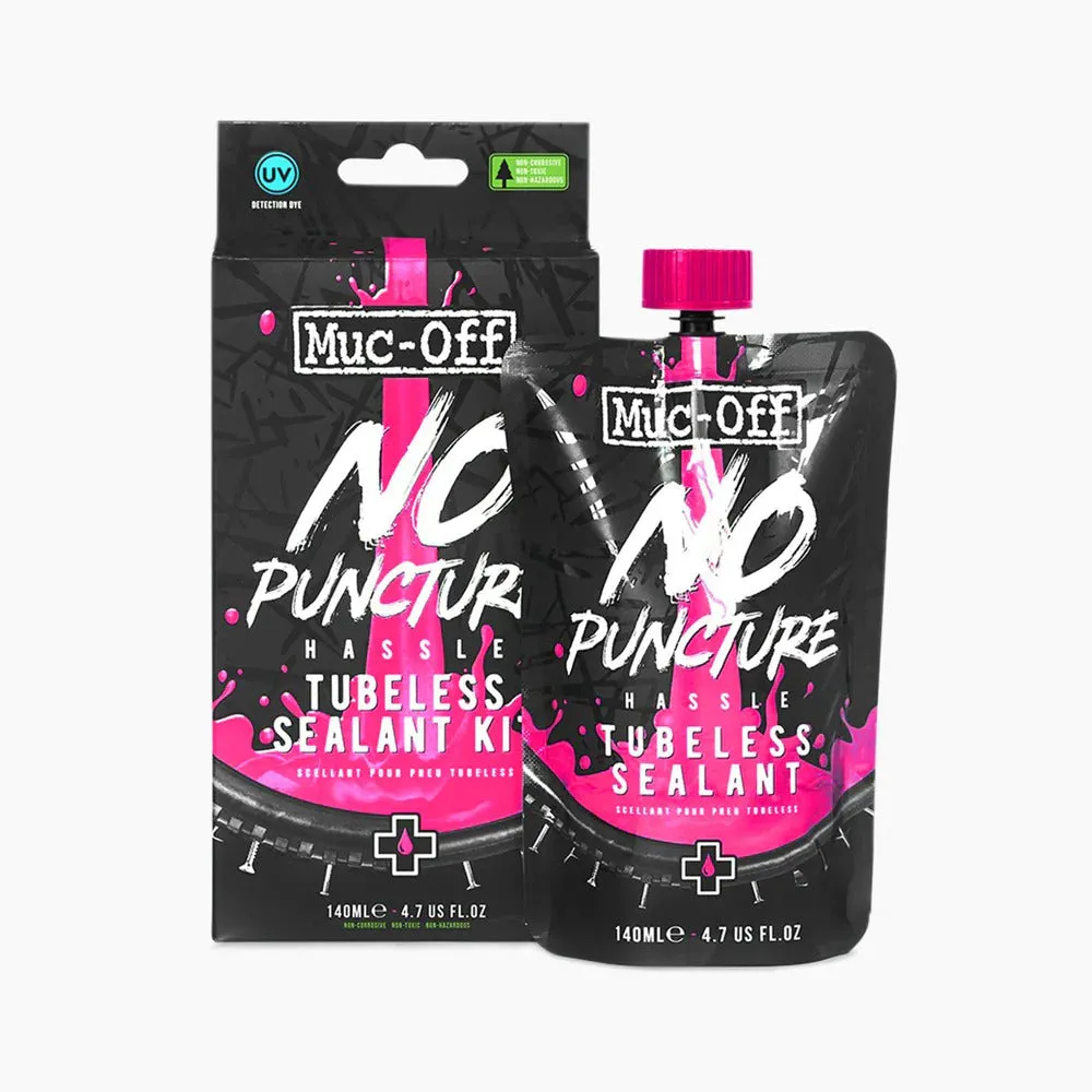 Muc-Off No Puncture Hassle Tubeless Tire Sealant - 140ml Pouch