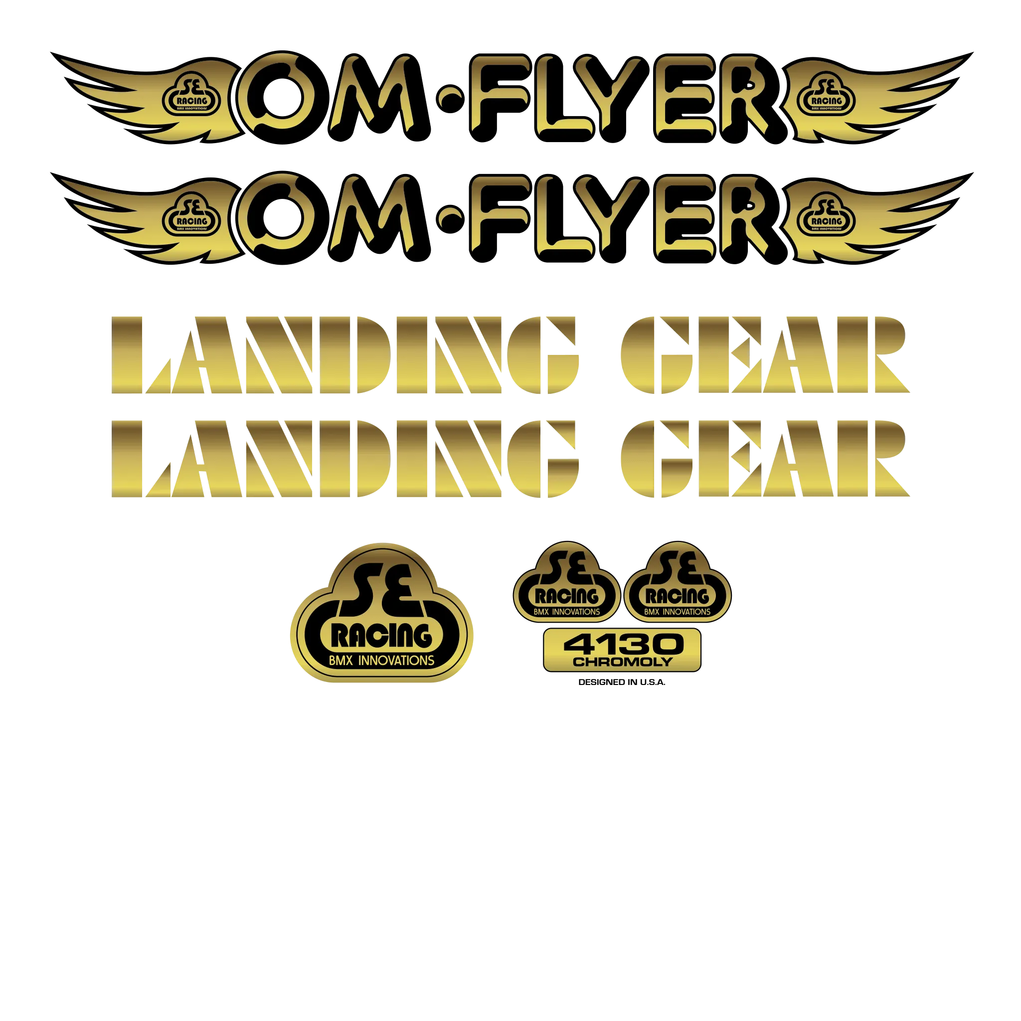 OM Flyer Decal Set Se Bikes