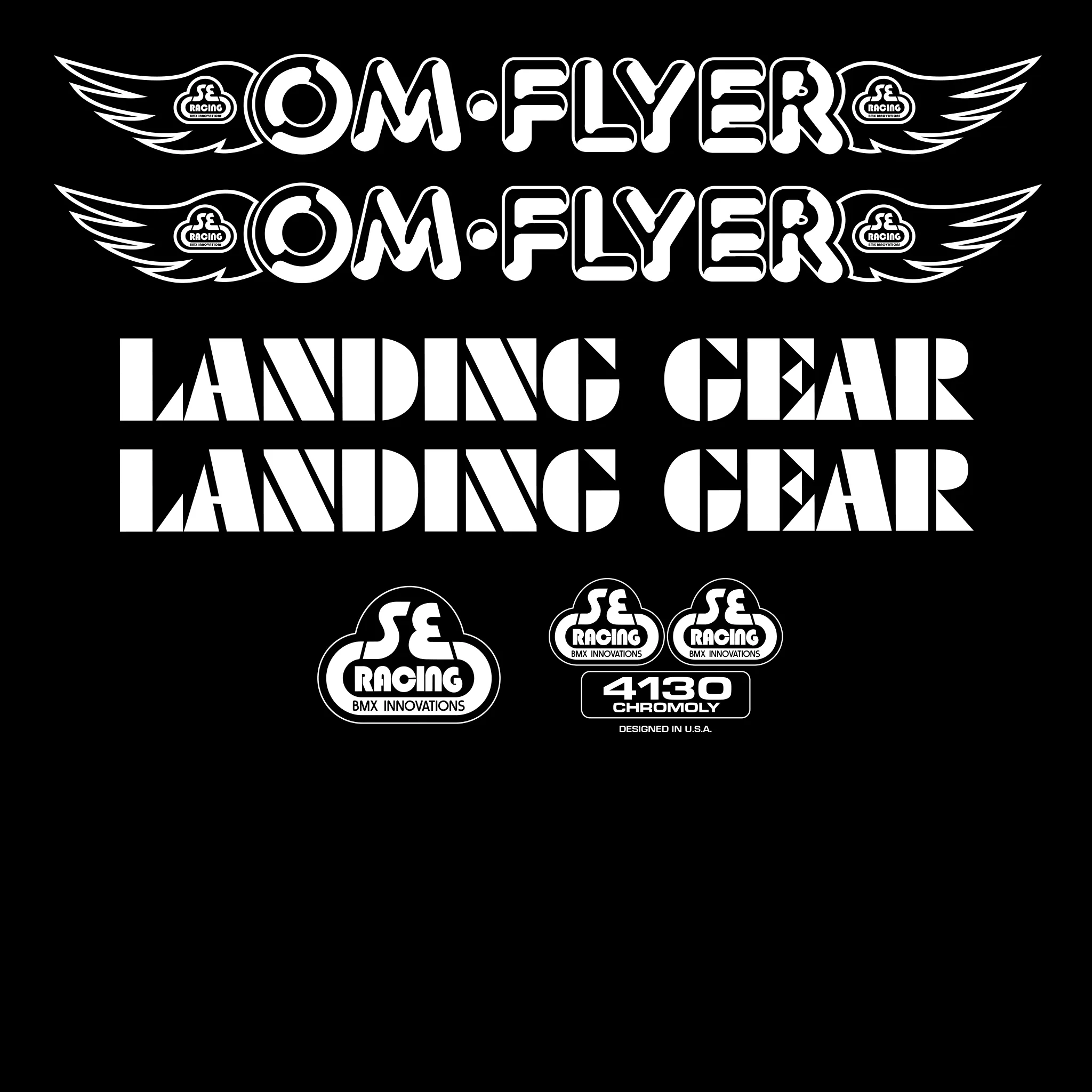 OM Flyer Decal Set Se Bikes
