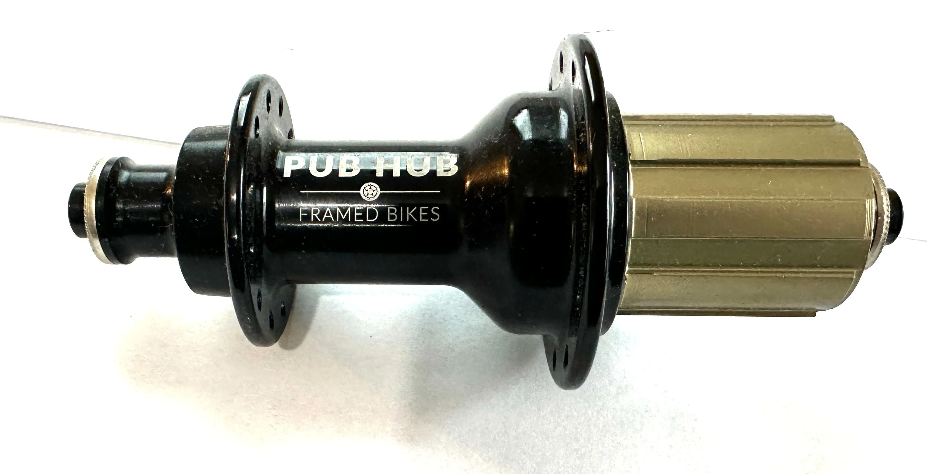 Rear Bike PUB HUB Framed 130mm 24h Fits SHIMANO HG Cassette QR Quick Release New