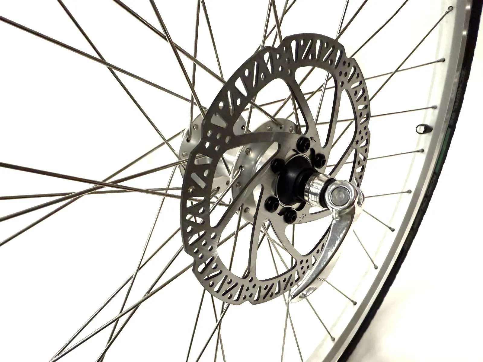 Road Bike Alloy Disc QR Front Wheel 700c 100mm 36 Spoke with Tire and Tube New