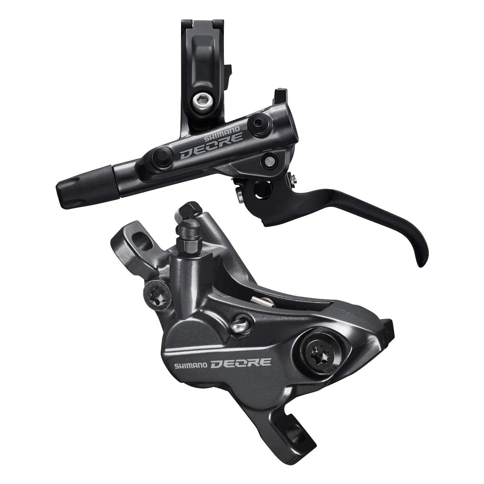 Shimano Deore BL-M6100/BR-M6120 Post Mount Hydraulic Disc Brake (Black)