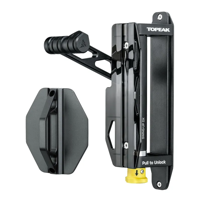 Swing-Up DX Bike Holder  Tires up to 2.35` 35lbs 11.5` x 6.3` x 3` Black Swing Up DX