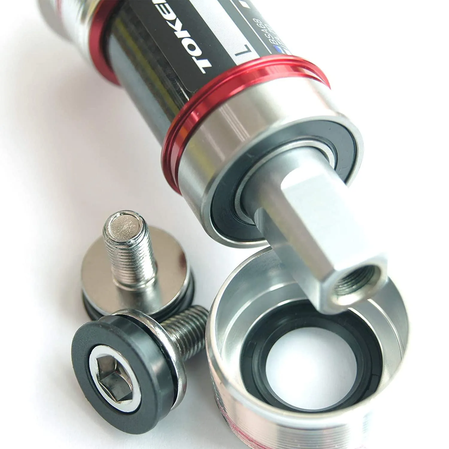 Token JIS Square Tappered CRO Axel Alloy Cups Bottom Bracket