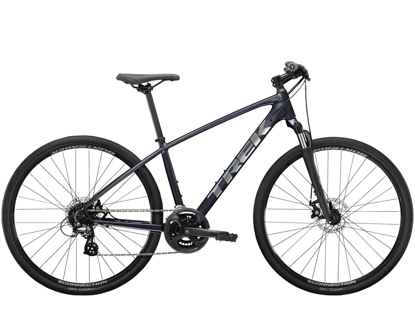 Trek Dual Sport 1 Gen 4 (Satin Deep Dark Blue)